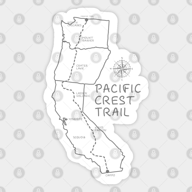 Overview maps - Pacific Crest Trail Association