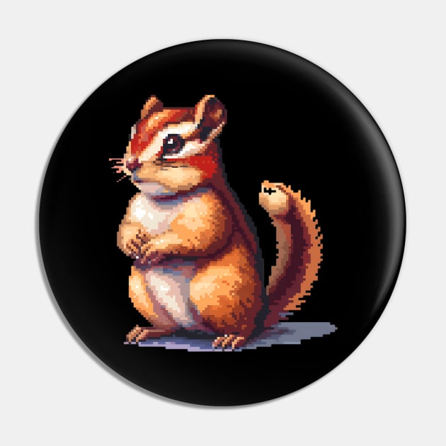 16-Bit Chipmunk Pin by Animal Sphere