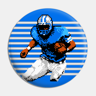 Detroit Pixel Running Back Pin