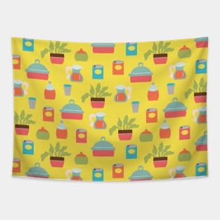 Kitchen Utensils Tapestry