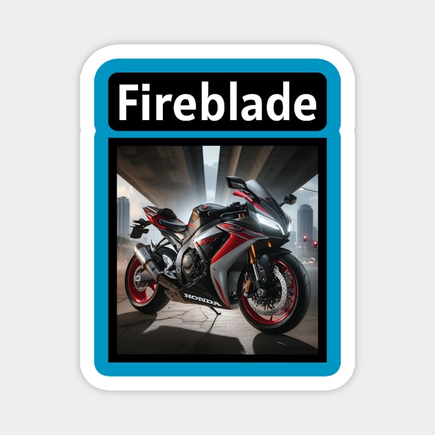 Simple, FireBlade Magnet by MOTOSHIFT