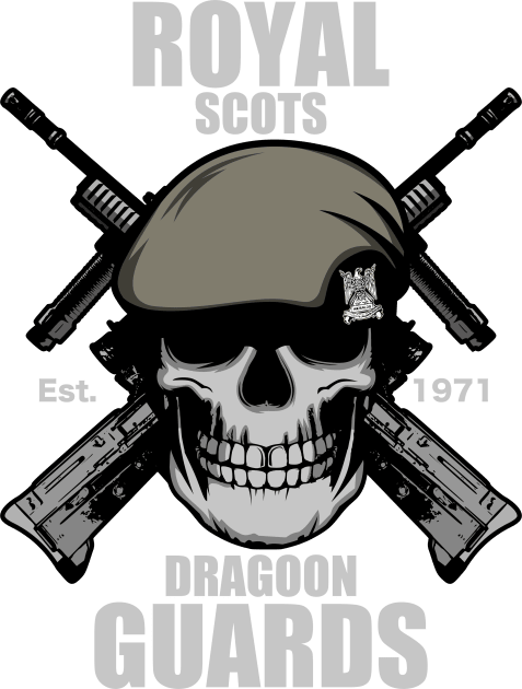 Royal Scots Dragoon Guards Kids T-Shirt by TCP
