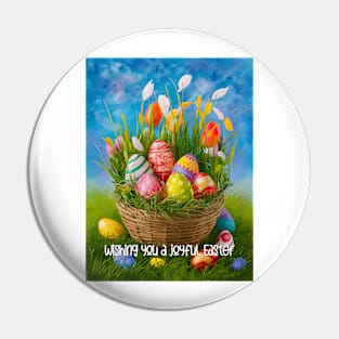 EASTER GREETINGS Pin