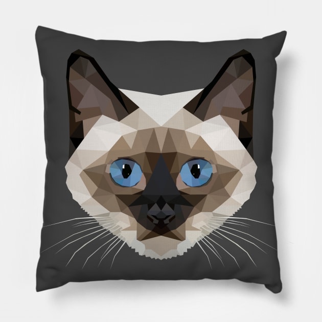 Siamese cat pillow on sale