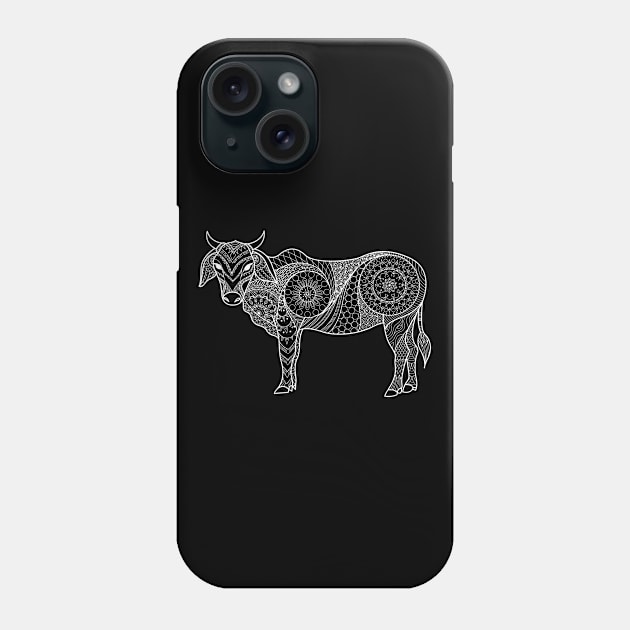 taurus zodiac design Phone Case by origamiconcept