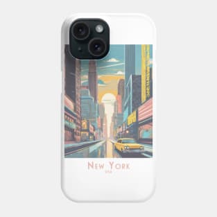 Sunset Drive in New York Phone Case