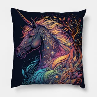 unicorn art Pillow