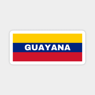 Guayana City in Venezuelan Flag Colors Magnet