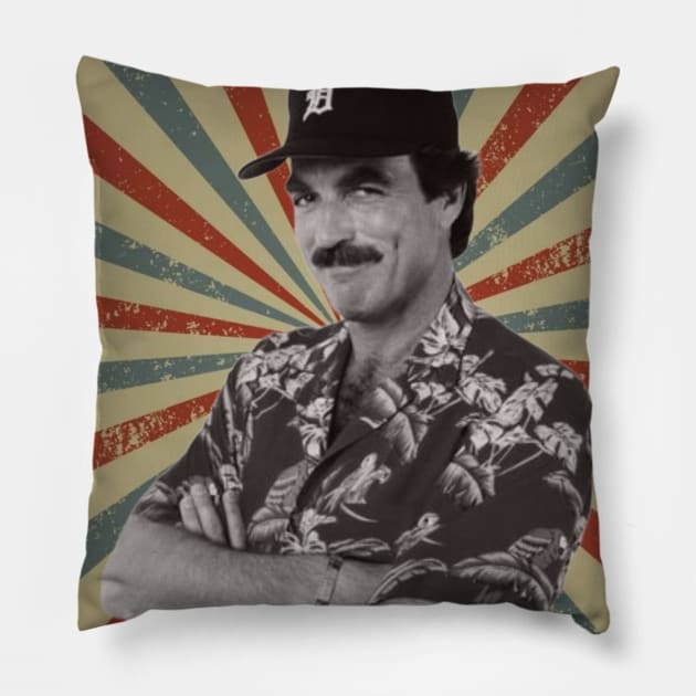 Tom Selleck Pillow by LivingCapital 