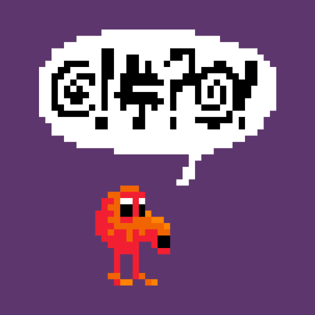 Swearing Q*bert by GraphicGibbon