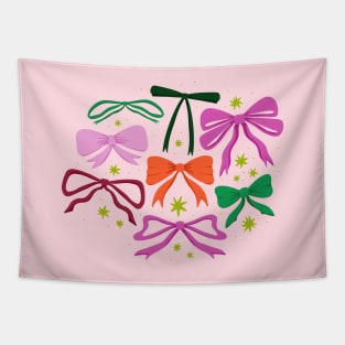 Girly Ribbons & Bows Tapestry