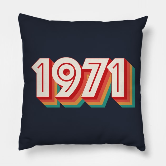 1971 Pillow by n23tees