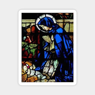 Canterbury Stained Glass Image Magnet