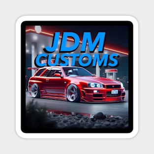 JDM Customs Magnet