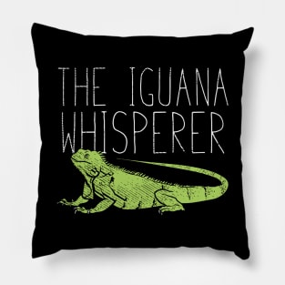 The Iguana Whisperer Pillow