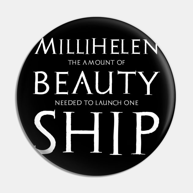 MilliHelen - Helen Of Troy Trojan War Greek Mythology Pin by Styr Designs