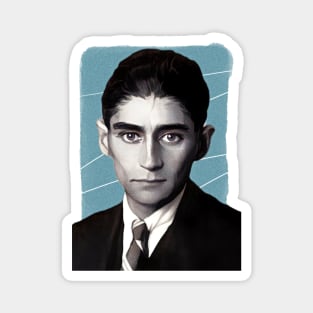 Novelist Franz Kafka illustration Magnet