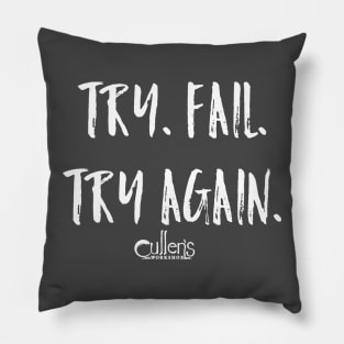 Try. Fail. Try Again. Pillow