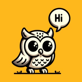 Owl saying hi T-Shirt