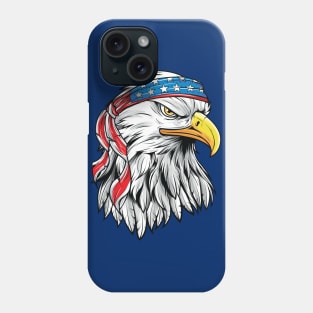 4th of July Patriotic Eagle Shirt Men American Flag Phone Case