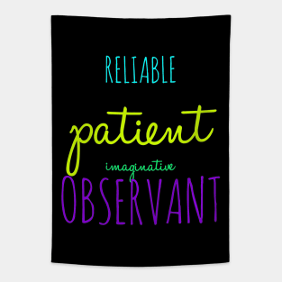 ISFJ Reliable Patient Imaginative Observant Tapestry