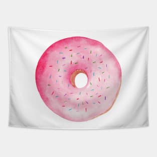 Pink Donut Watercolor By shoko Tapestry