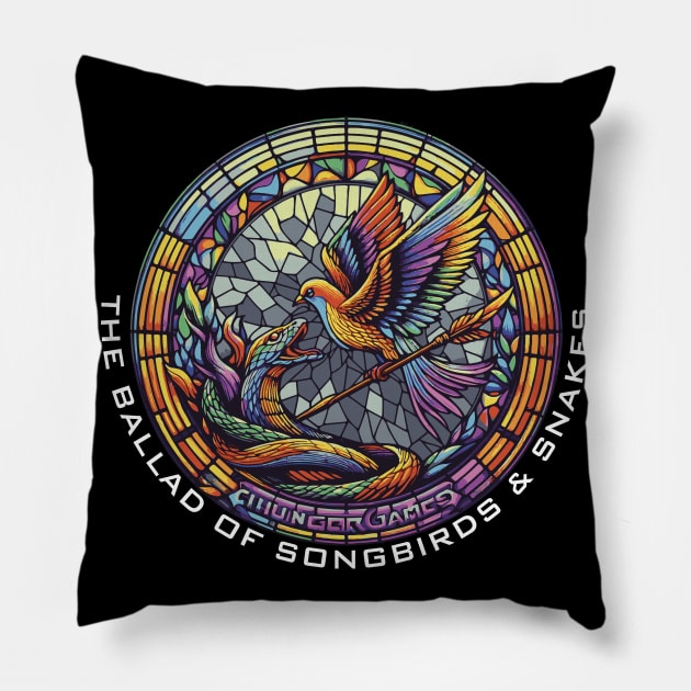 lucy gray the ballad of songbirds Pillow by whatyouareisbeautiful