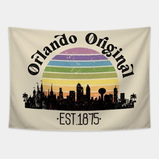 Orlando Original Retro Rainbow Tapestry