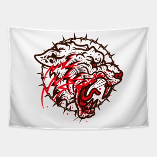 Bloody Tiger Tapestry