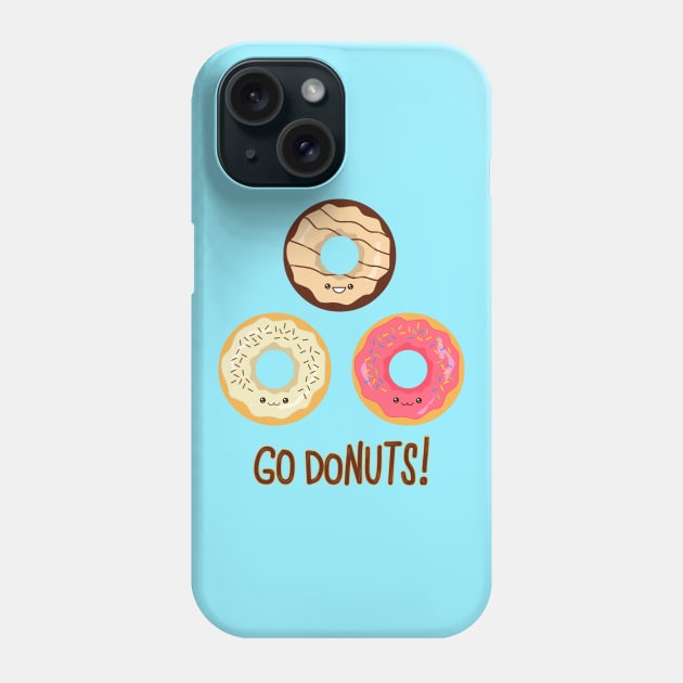 Go doNUTS! Phone Case by AnishaCreations