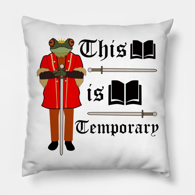 This is Temporary Prince Gerard of GreenLeigh Pillow by trainedspade