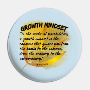 GROWTH MINDSET | World of possibilities Pin