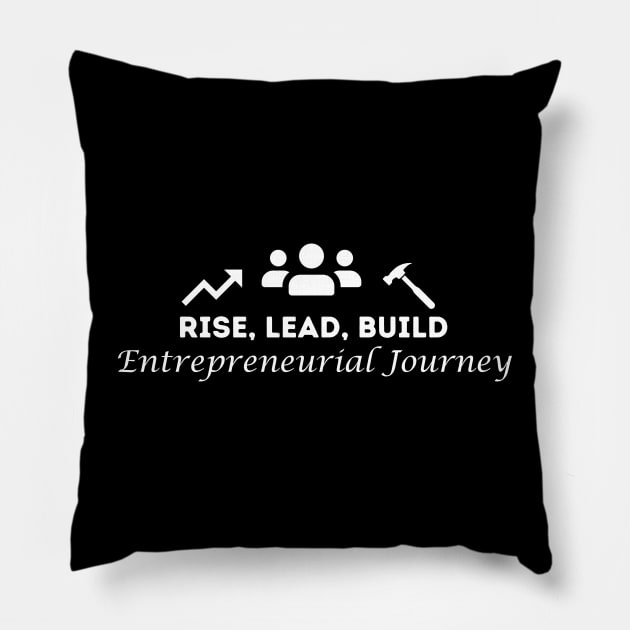 Entrepreneurial Journey Pillow by lLimee