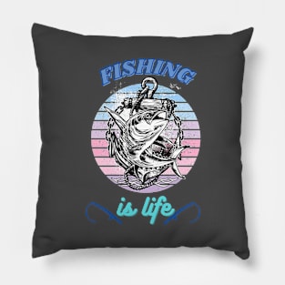 Fishing is Life Pillow