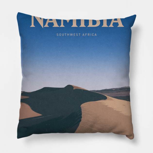 Visit Namibia Pillow by Mercury Club