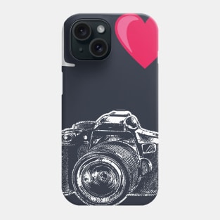 I love Camera and photography Phone Case