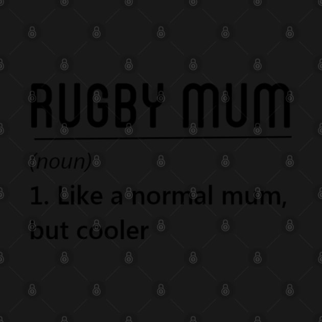 Rugby Mum Sticker by ArtShare