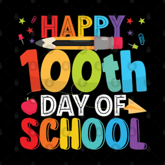 Happy 100 Days Of School Cool Teacher Student by RiseInspired