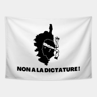 Corse non a la dictature Tapestry