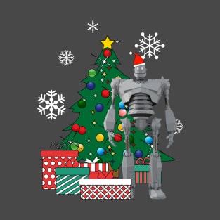 Iron Giant Around The Christmas Tree T-Shirt