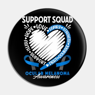 Womens Support Awareness Squad I Eye Cancer  Ocular Pin