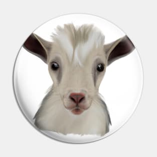 Cute Goat Drawing Pin