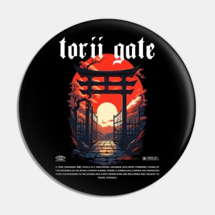 Torii Gate Streetwear Pin