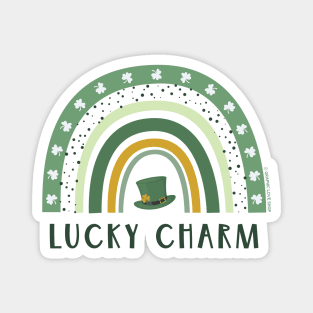 Lucky Charm Boho Rainbow © GraphicLoveShop Magnet