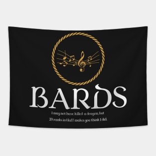 Bard Bards Dungeons Crawler and Dragons Slayer Tapestry