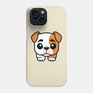 cute baby bulldog Phone Case