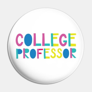 College Professor Gift Idea Cute Back to School Pin