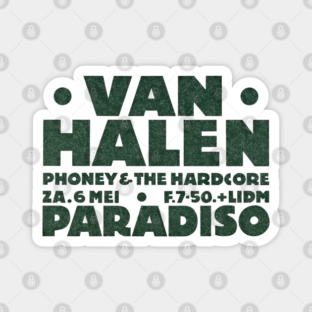 Van Halen Paradiso Magnet by Timeless Chaos