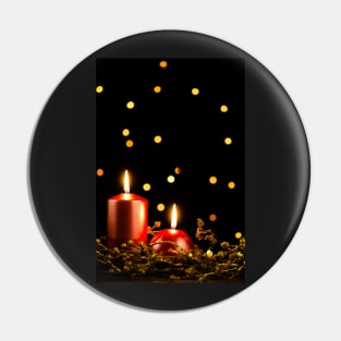 Christmas candles Pin