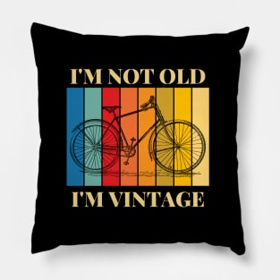 Vintage Cycling Shirt, Vintage Cyclist, Dad Cycling, Old Cyclist Birthday, Cycling Grandpa Gift, Retirement Cyclist Gift, Vintage Bike Shirt Pillow